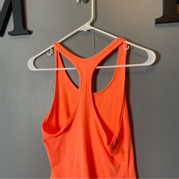 Nike Women's Orange Racerback Tank Top size medium - Picture 6 of 8